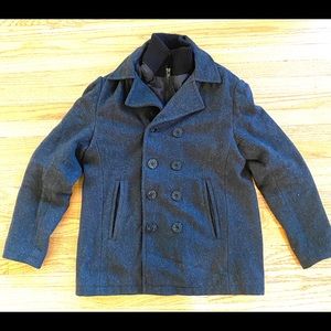 Schott NYC Wool Peacoat Size XXL